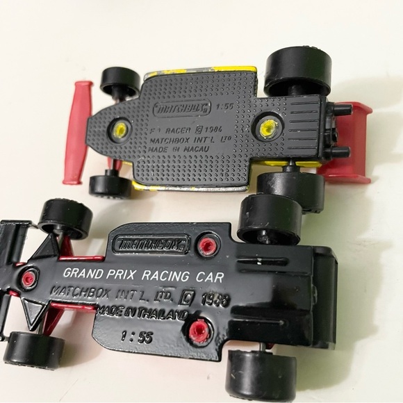 Lot of 7 Matchbox Cars Police Tow Truck 57 Chevy Ford Cobb F1 Racer - Picture 12 of 16